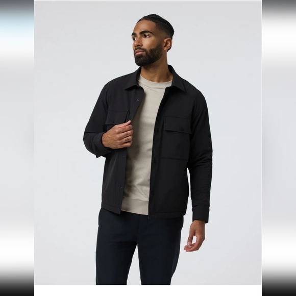 Vuori Other - Vuori Men’s Organic Cotton Ripstop Stretch Jacket Black